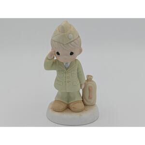 Precious Moments Bless Those Who Serve Their Country Figurine 526576 1991 Enesco